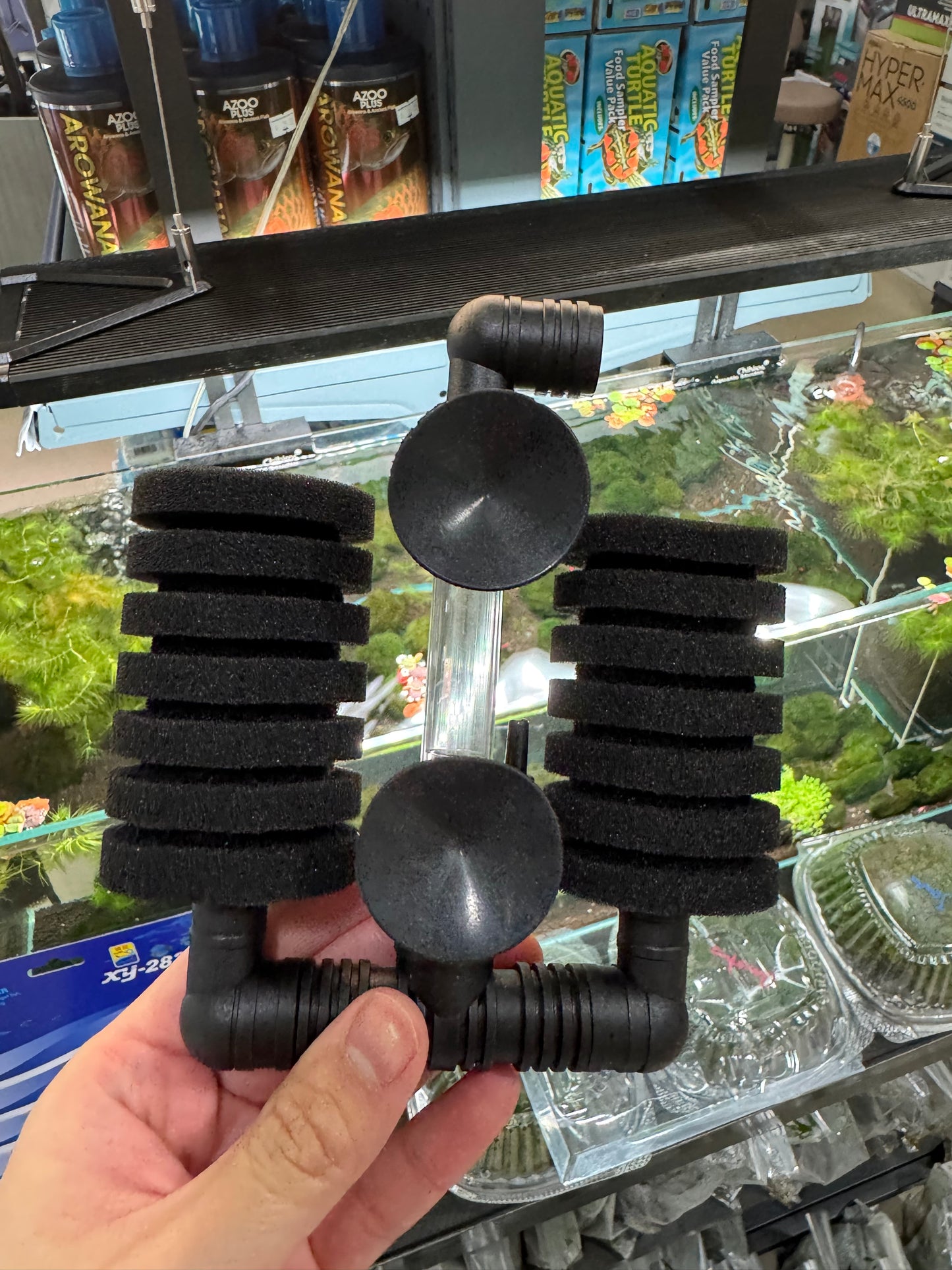 YASAM - Xinyou XY-2831 Bio Sponge Filter and Media best for Pleco, Shrimp Tanks CRS