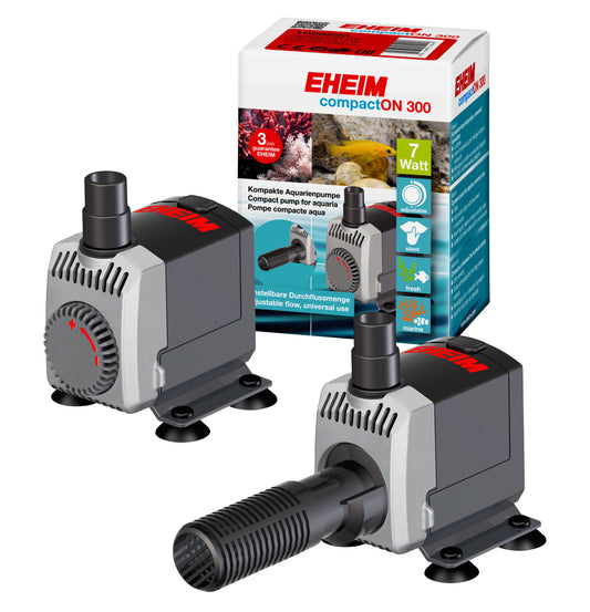 EHEIM - Small Aquarium Motor compactON Silent, Powerful and Saltwater Safe (300, 600, 1000, 2100)