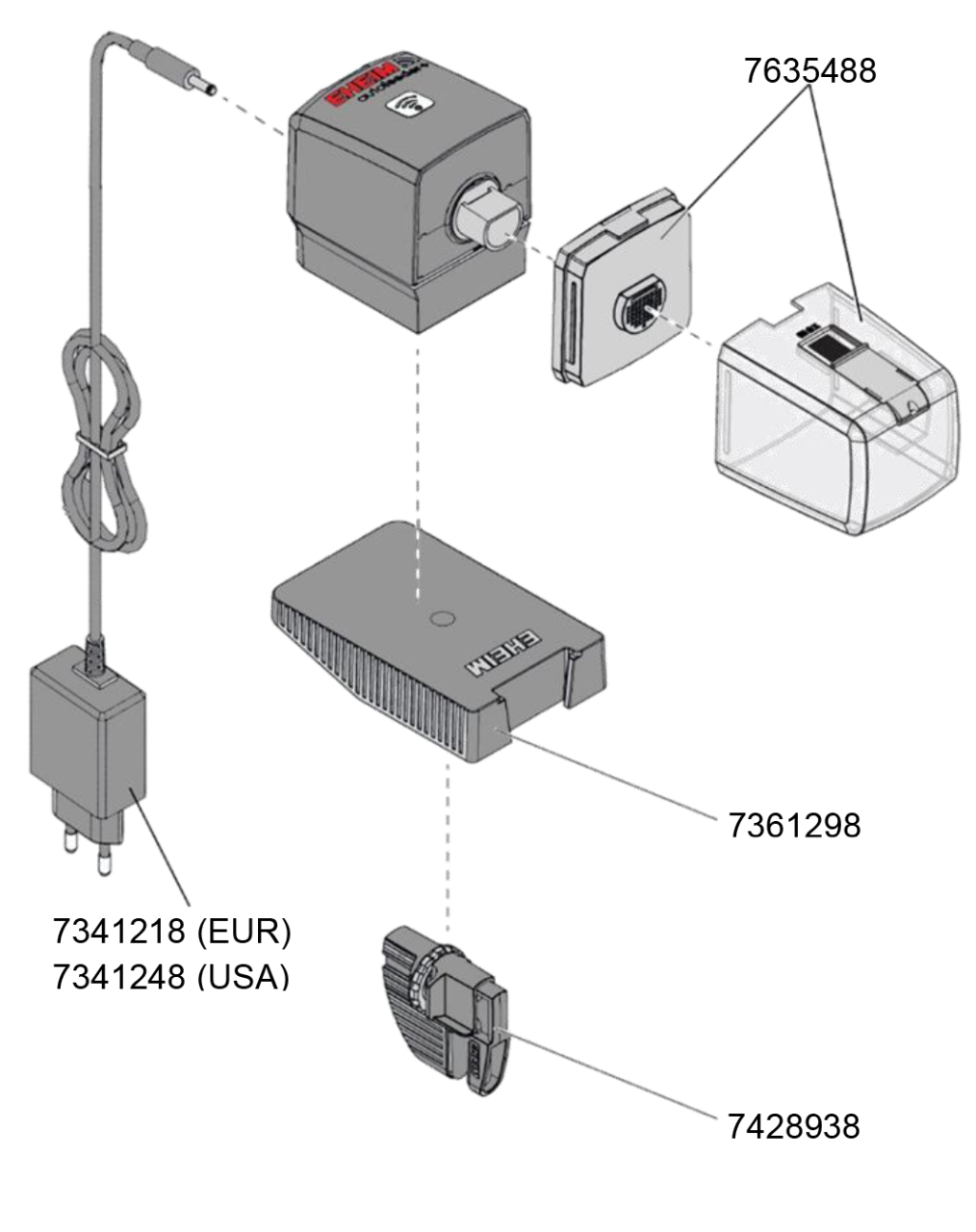 EHEIM - Autofeeder Large Volume for Long Holidays with option for Autofeeder Plus +Smart Connection Suitable for Freshwater and Saltwater