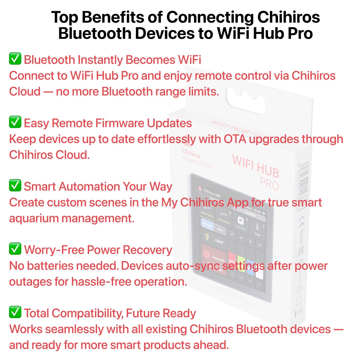 CHIHIROS - NEW WiFi Hub Pro Aquarium Lighting Automation Hub (Limited Stocks)