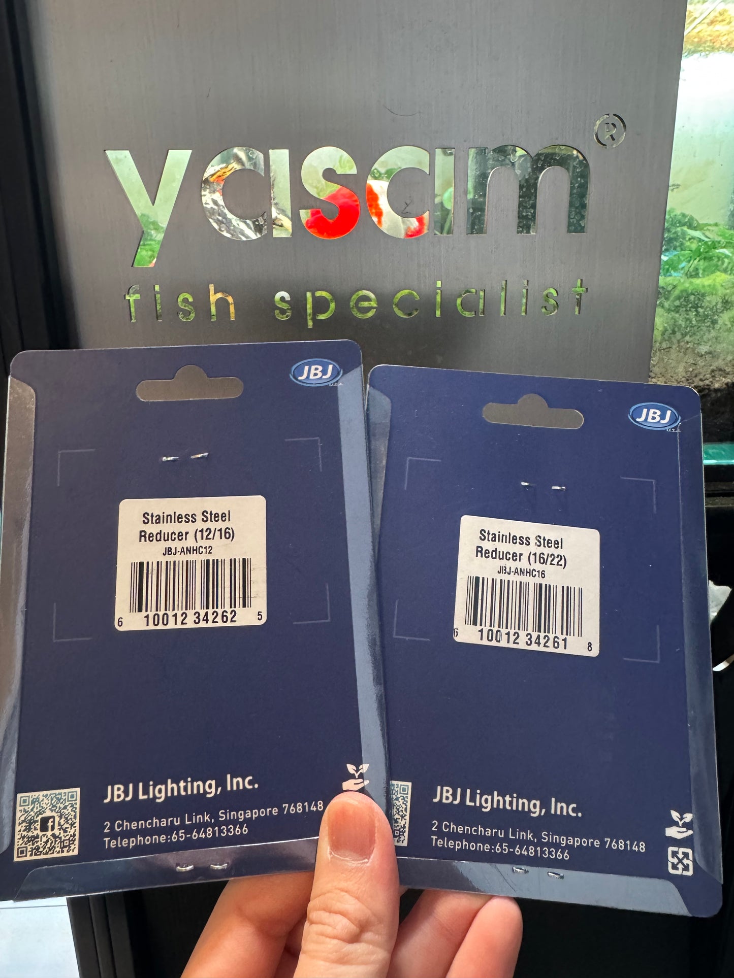 JBJ - Pipe Hose Adaptor Durable Stainless Steel Reducer Increaser 12/16mm 16/22mm