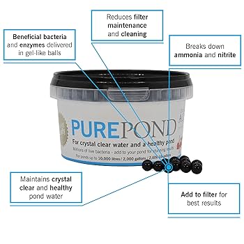 EVOLUTION AQUA - Live Bacteria for Pond 8,000,000,000 Bacteria Count for Clean Clear Aquarium