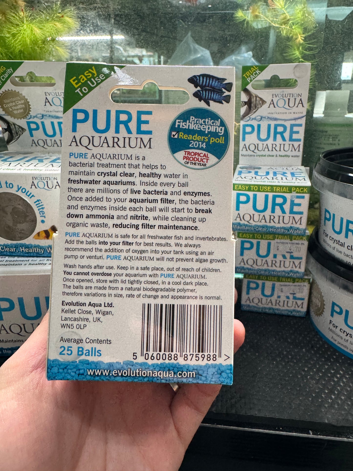 EVOLUTION AQUA - Live Bacteria for maintaining crystal clear and healthy water