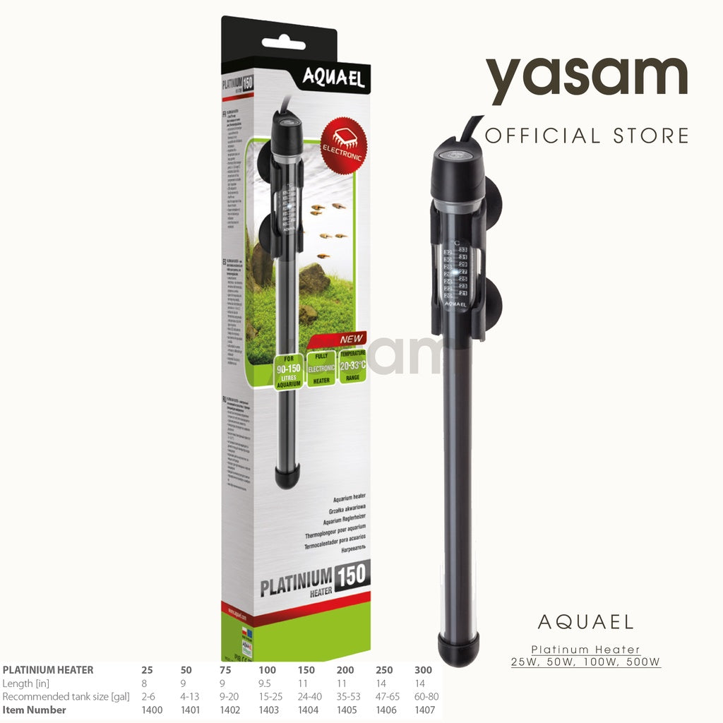 AQUAEL - 铂金玻璃加热器