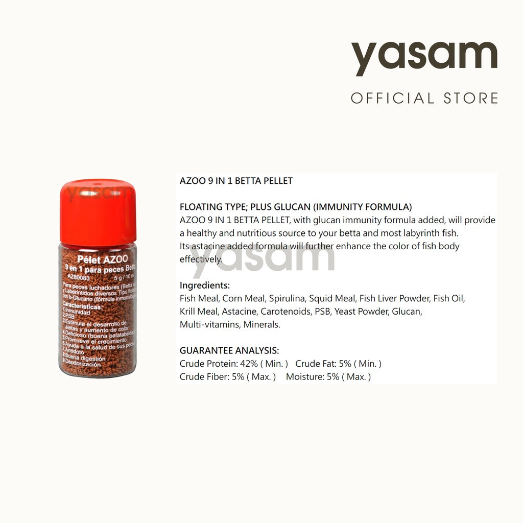 AZOO - Pelet Cupang 9 in 1
