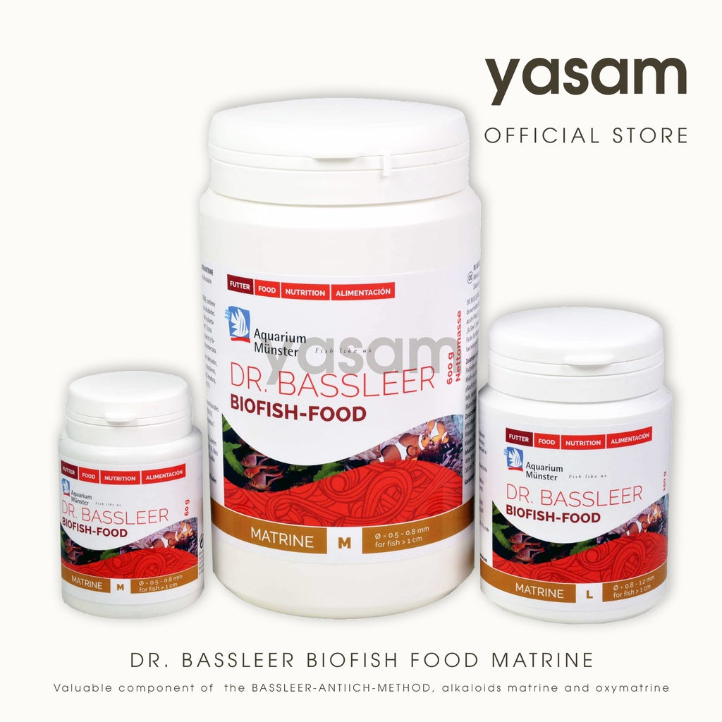 明斯特水族馆 Dr. Bassleer - 鱼食(普通、大蒜、苦参碱、草药、巴西莓)