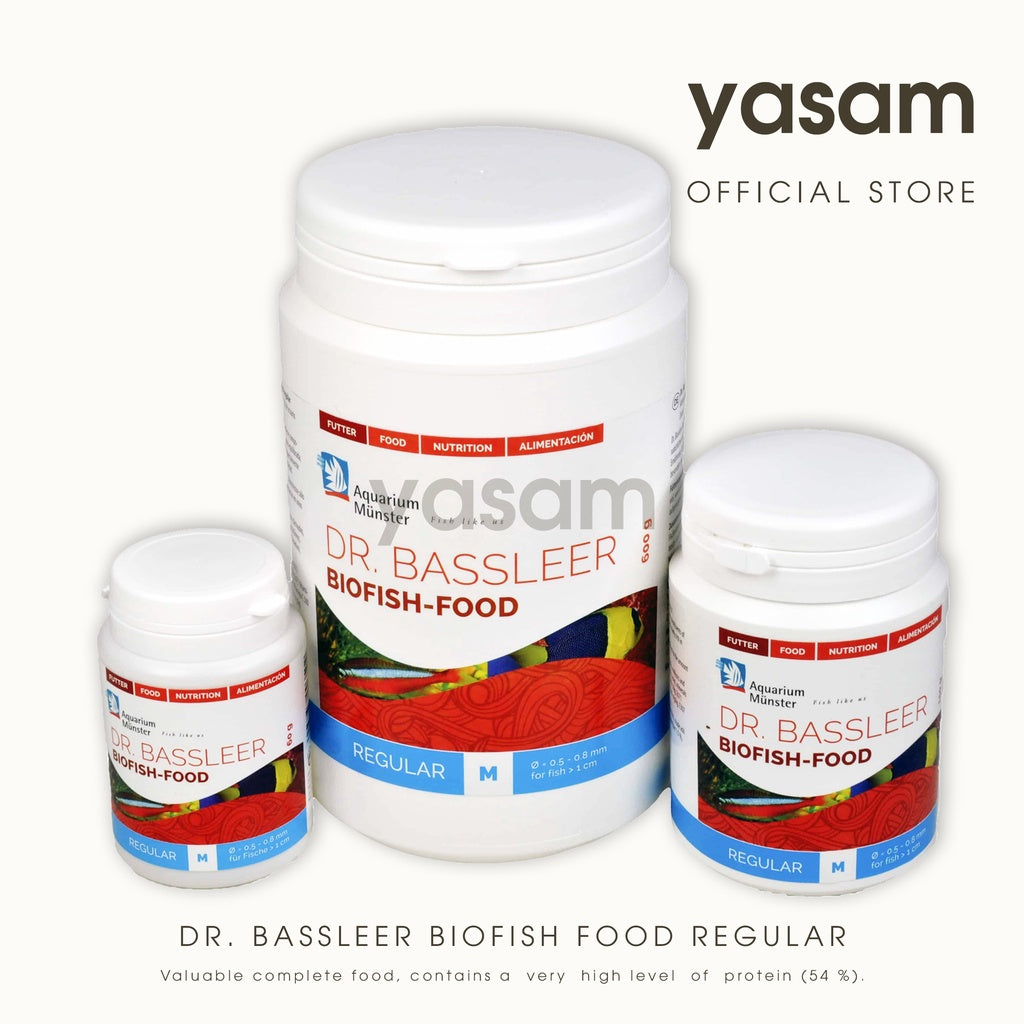 明斯特水族馆 Dr. Bassleer - 鱼食(普通、大蒜、苦参碱、草药、巴西莓)