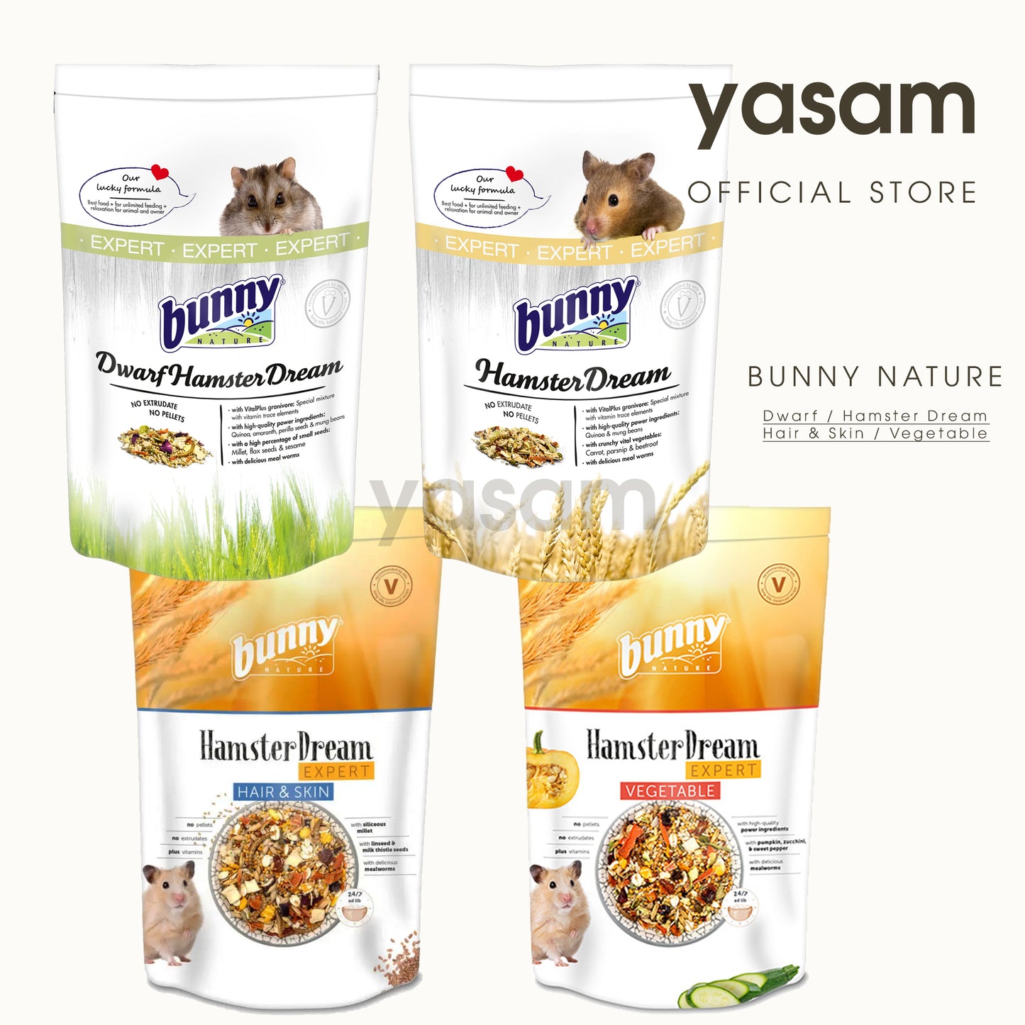 ALAM KELINCI - Mimpi Hamster Kerdil atau Mimpi Hamster 500g