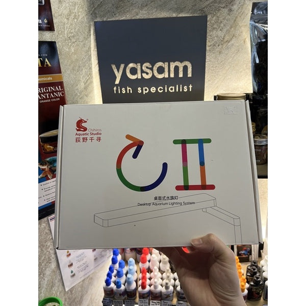 CHIHIROS - CII 系列桌面 LED 水族箱水族造景灯,内置蓝牙(C2 RGB/ C2 白色)