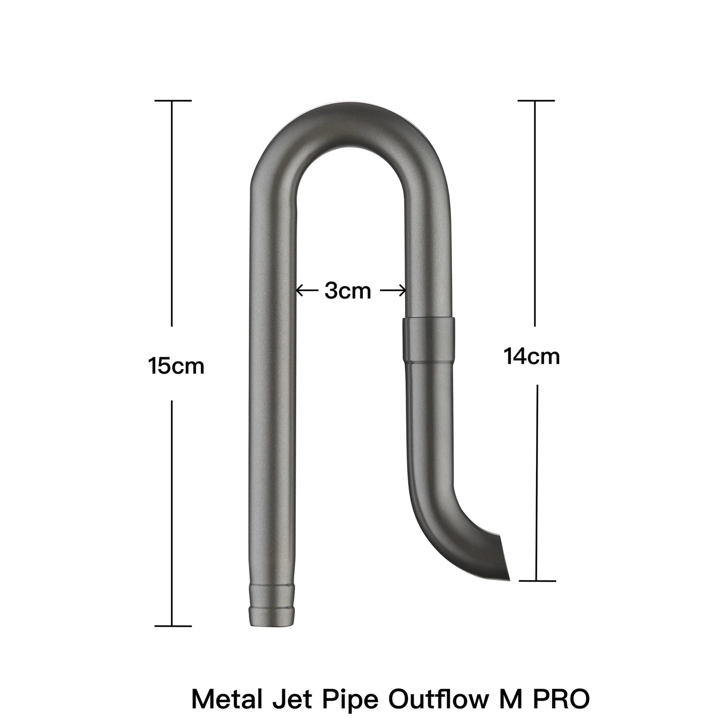 CHIHIROS - Metal Inflow Outflow Pro Metal Jet Pipe Pro for Aquascape