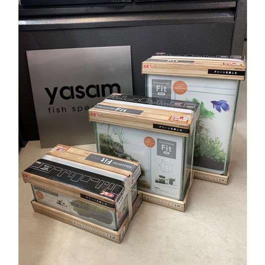 GEX - 鱼缸 3 种尺寸,玻璃内饰(桌面玻璃鱼缸)