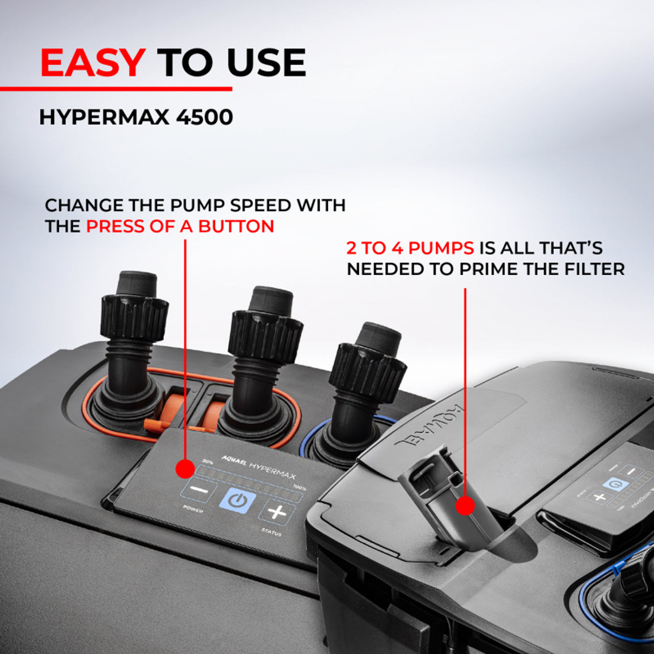 AQUAEL - Hypermax 4500 Ultimate Smart External Cannister Filter for 200 to 1500L Best Performing Filter
