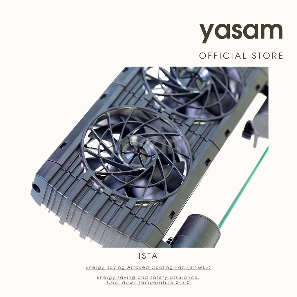 ISTA - (6 SIZES) Aquarium Cooling Fan Energy Saving Cooler