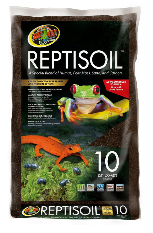 ZOO MED - Reptisoil Bioactive terrariums, paludariums and tropical set-ups for reptiles frogs
