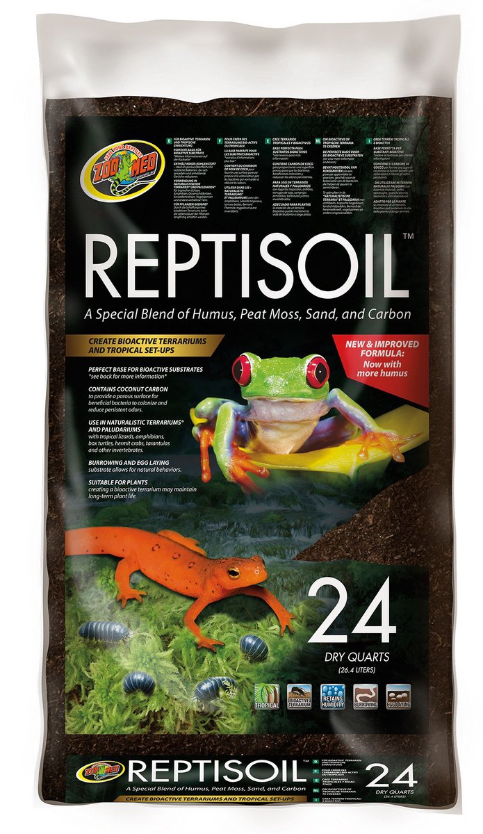 ZOO MED - Reptisoil Bioactive terrariums, paludariums and tropical set-ups for reptiles frogs