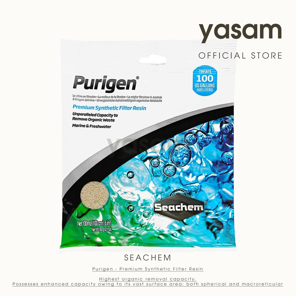 SEACHEM - Purigen Sachet (Media Filter Penjernih Air Terbaik)