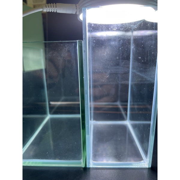 YASAM - Crystal Mini Glass Tank for Betta (Good for Photography)