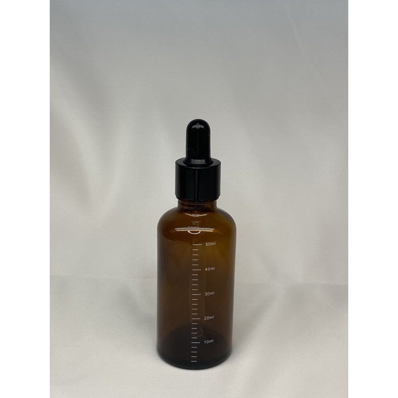 YASAM - 玻璃滴管瓶,带玻璃尖和软可挤压橡胶,带容量指示器