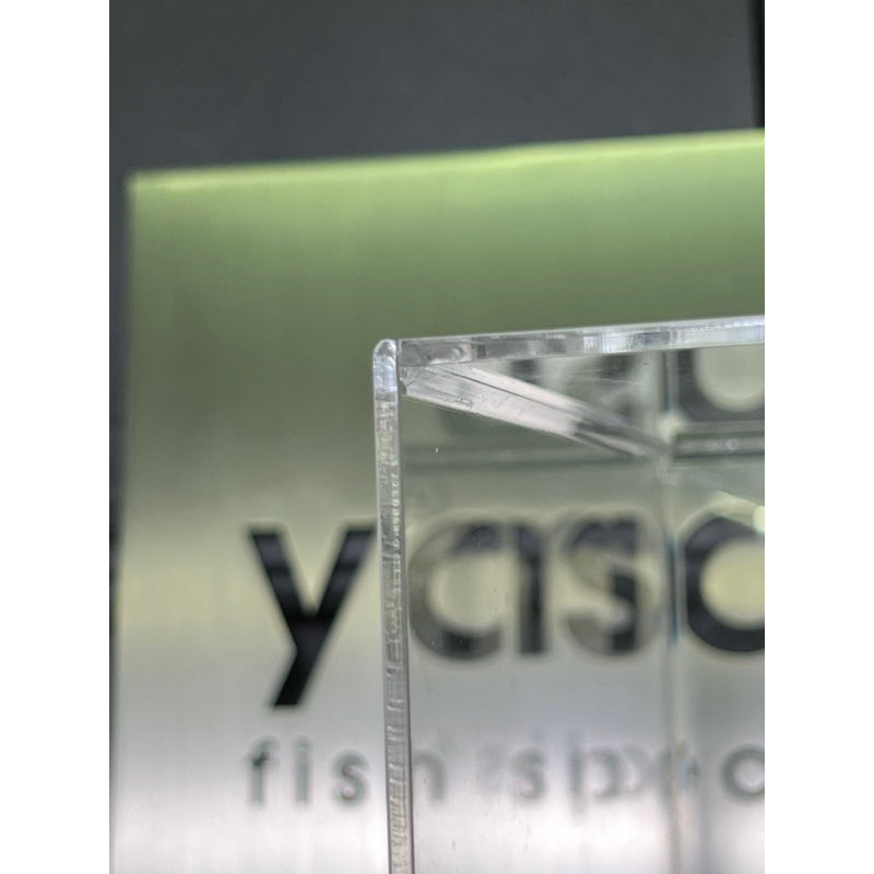 YASAM - 光学透明亚克力鱼缸适用于斗鱼 L20 W10 H20