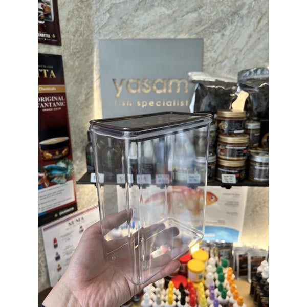 YASAM - 带密封条的斗鱼塑料矩形容器罐