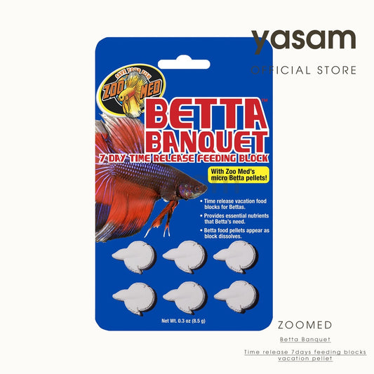 ZOOMED - Betta 宴会(定时发布 7 天喂食块度假颗粒)