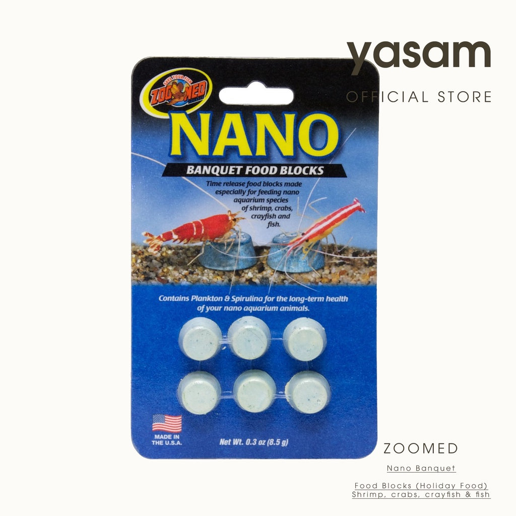 ZOOMED - 纳米宴会虾小龙虾鱼粮块(节日食品)
