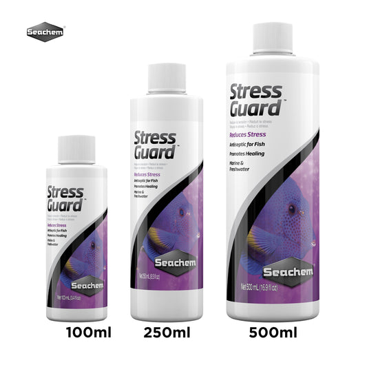 SEACHEM - StressGuard Fish Stress & Slime Coat Protection, Healing Aid for Freshwater & Marine Aquariums