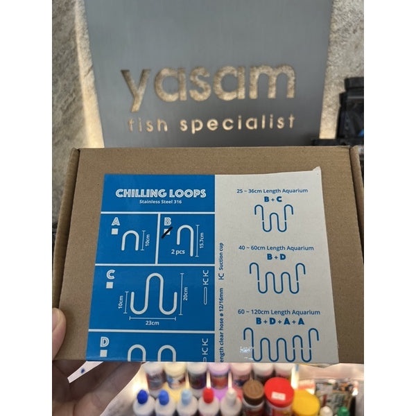 CHIHIROS - 用于冷却器水箱连接的不锈钢冷却环(现货 SG)