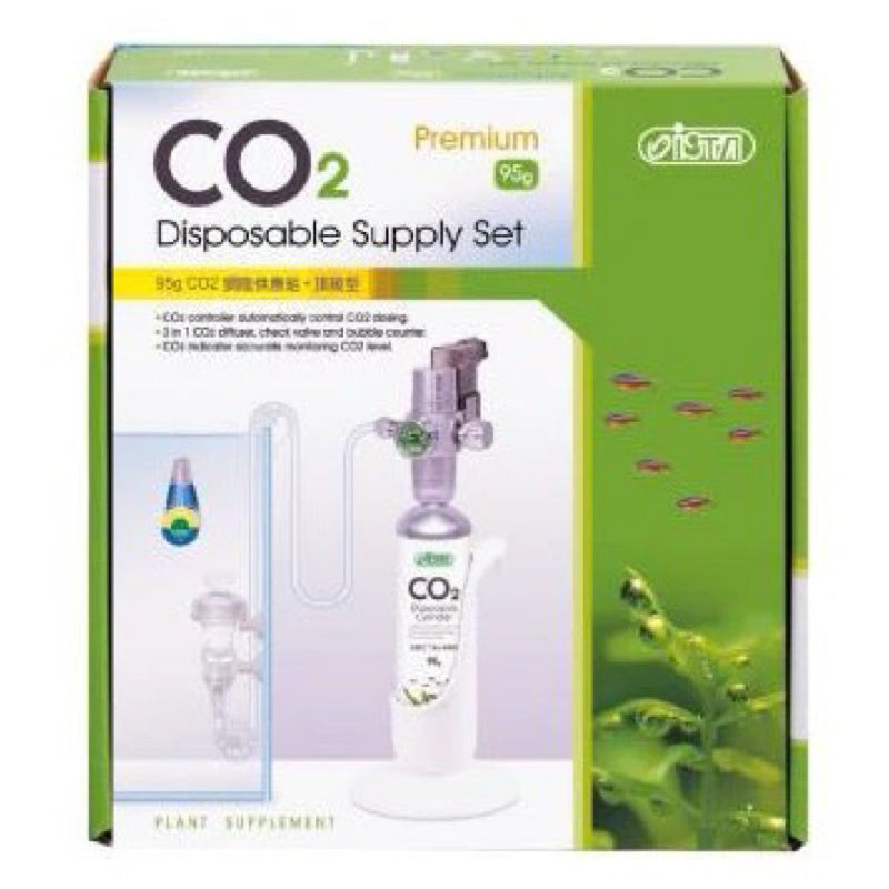 ISTA- Premium CO2 Disposable Supply Set with solenoid Auto on/off during daytime for Aquascape