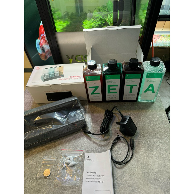 CHIHIROS - ZETA Aquarium 4 Types of Fertilizer 450mL
