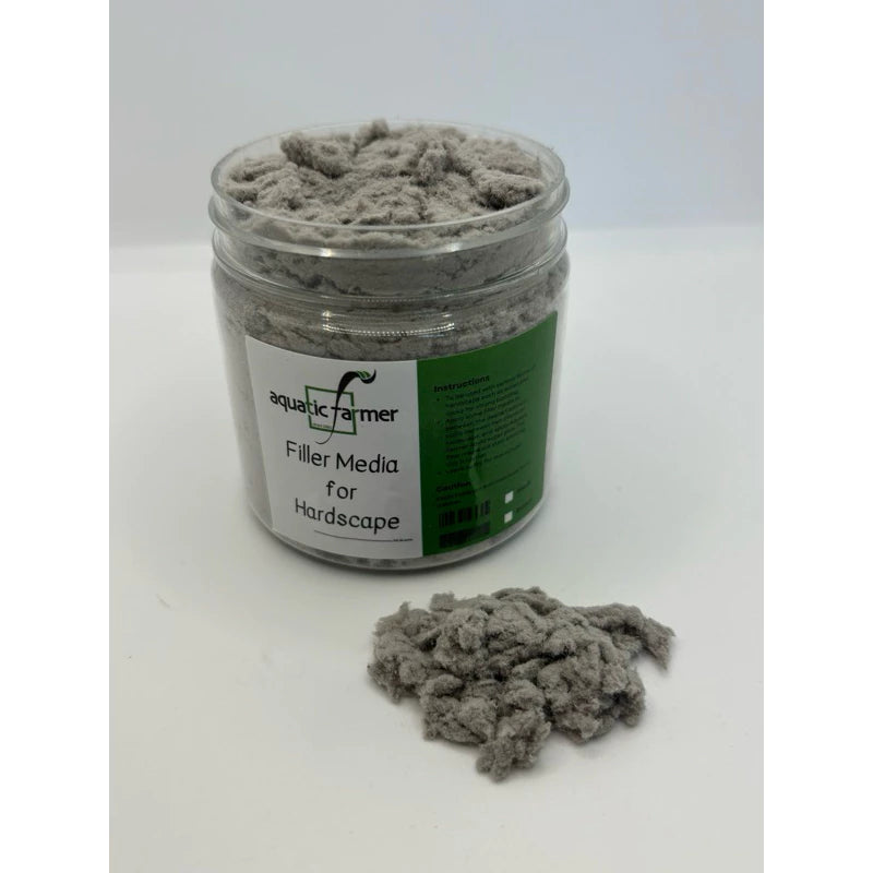 AQUATIC FARMER - Filler Media for Hardscape to Aquarium Glue between wood and rocks.
