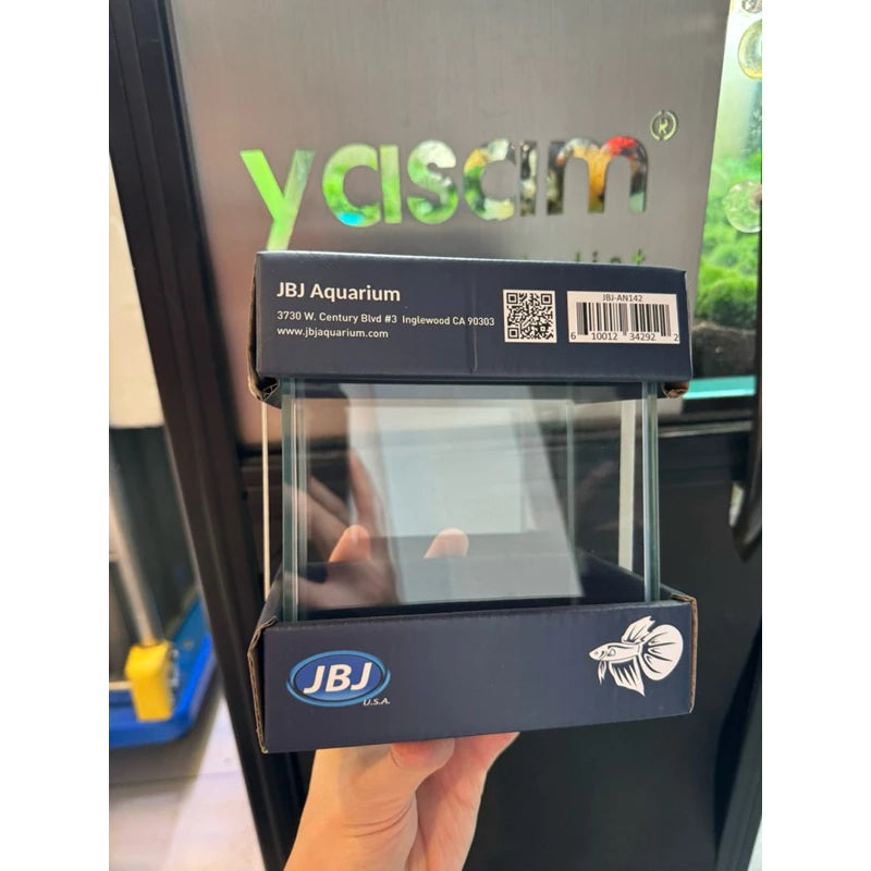 JBJ - Nano Betta B Glass Fish Tank Clear Optical 13Lx8Wx15H