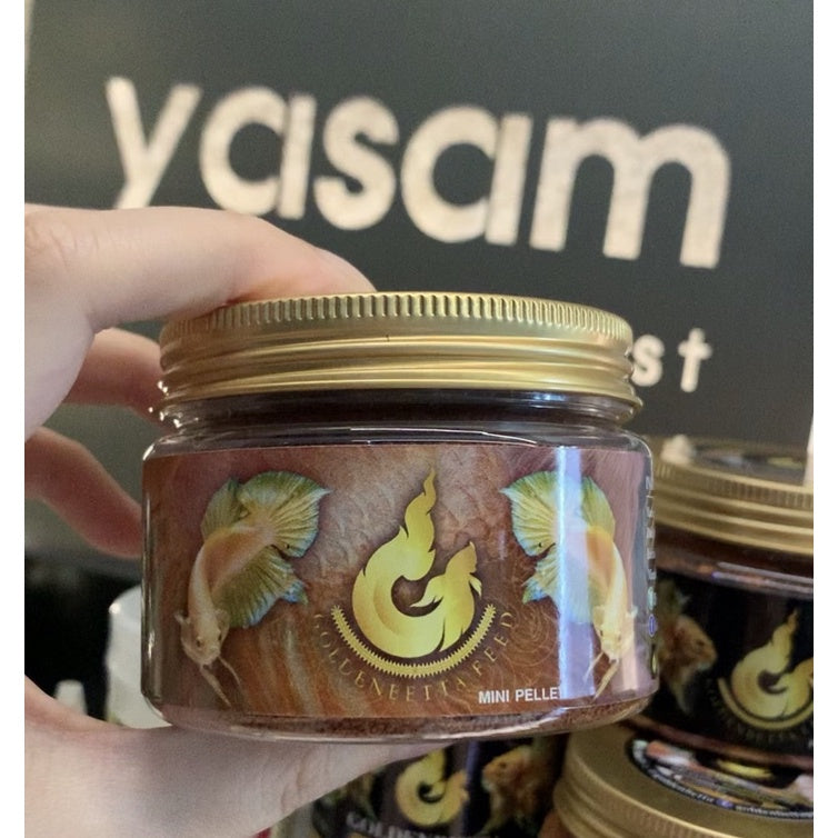 GOLDEN BETTA - 食品颗粒(粉末、迷你和大颗粒尺寸)