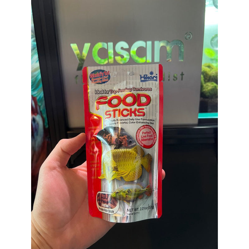 HIKARI - 顶部喂养食肉动物龙鱼罗汉奥斯卡花角的食物棒