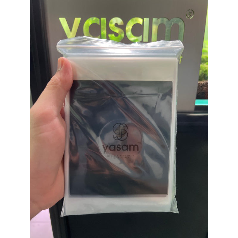 YASAM - Kantong strech plastik ikan cupang warna Gold / Hitam / Pink / Biru / Kuning / Silver / Campur