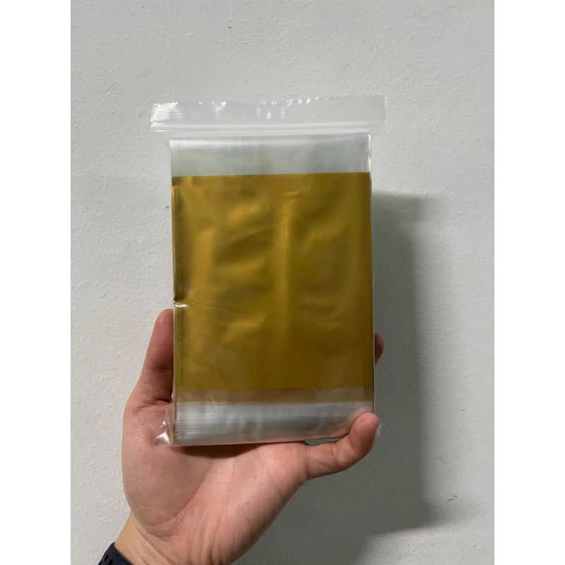 YASAM - Kantong strech plastik ikan cupang warna Gold / Hitam / Pink / Biru / Kuning / Silver / Campur