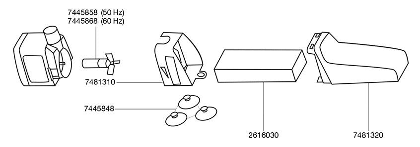 EHEIM - miniFLAT Micro internal filter for terrariums and paludariums shallow water area, water bowl