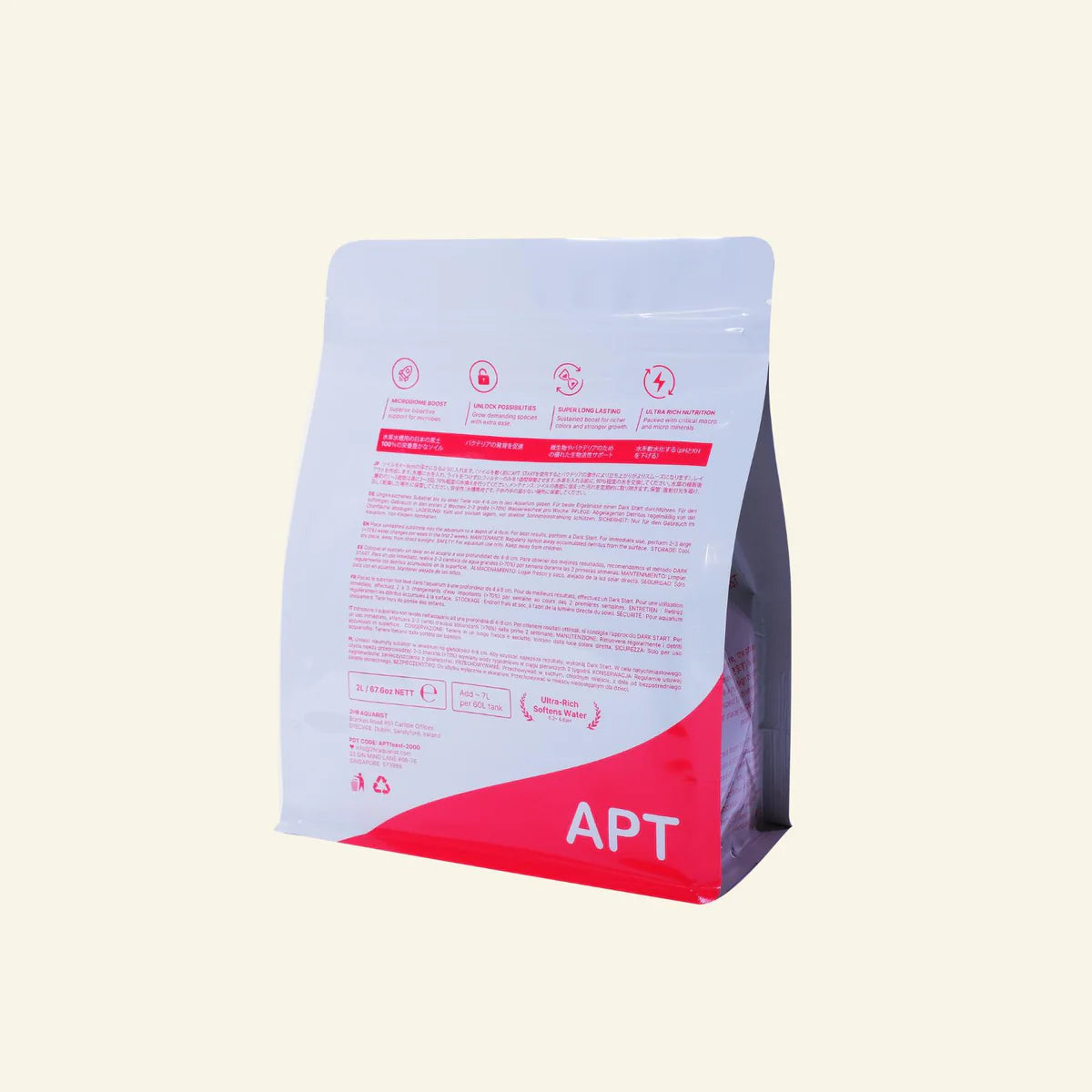 APT - Feast Aquasoil Natural Black Soil no need to dose for fresh start 2L