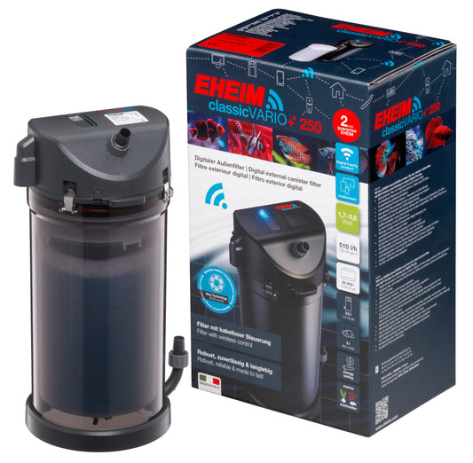 EHEIM - classicVARIO+e  Smart classic external ﬁlter with wireless WIFI APP Control