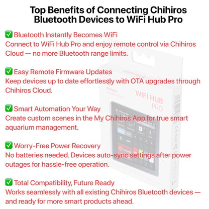 CHIHIROS - NEW WiFi Hub Pro Aquarium Lighting Automation Hub (Limited Stocks)