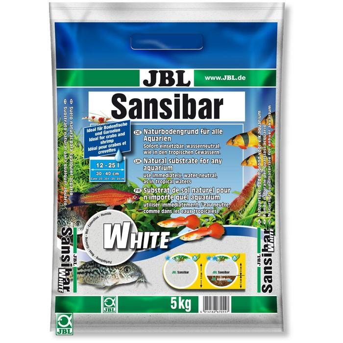 JBL - Sansibar White Sand from Natural Quartz Clean Contrast Sand for Aquarium 5kg