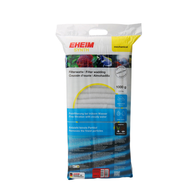 EHEIM SYNTH Fine Filter Wadding Wool Aquarium Mechanical Filter Media 550g 1000g
