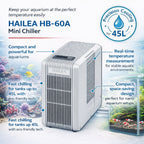 HAILEA - HB-60A Mini Chiller for Small Aquariums and Aquascape