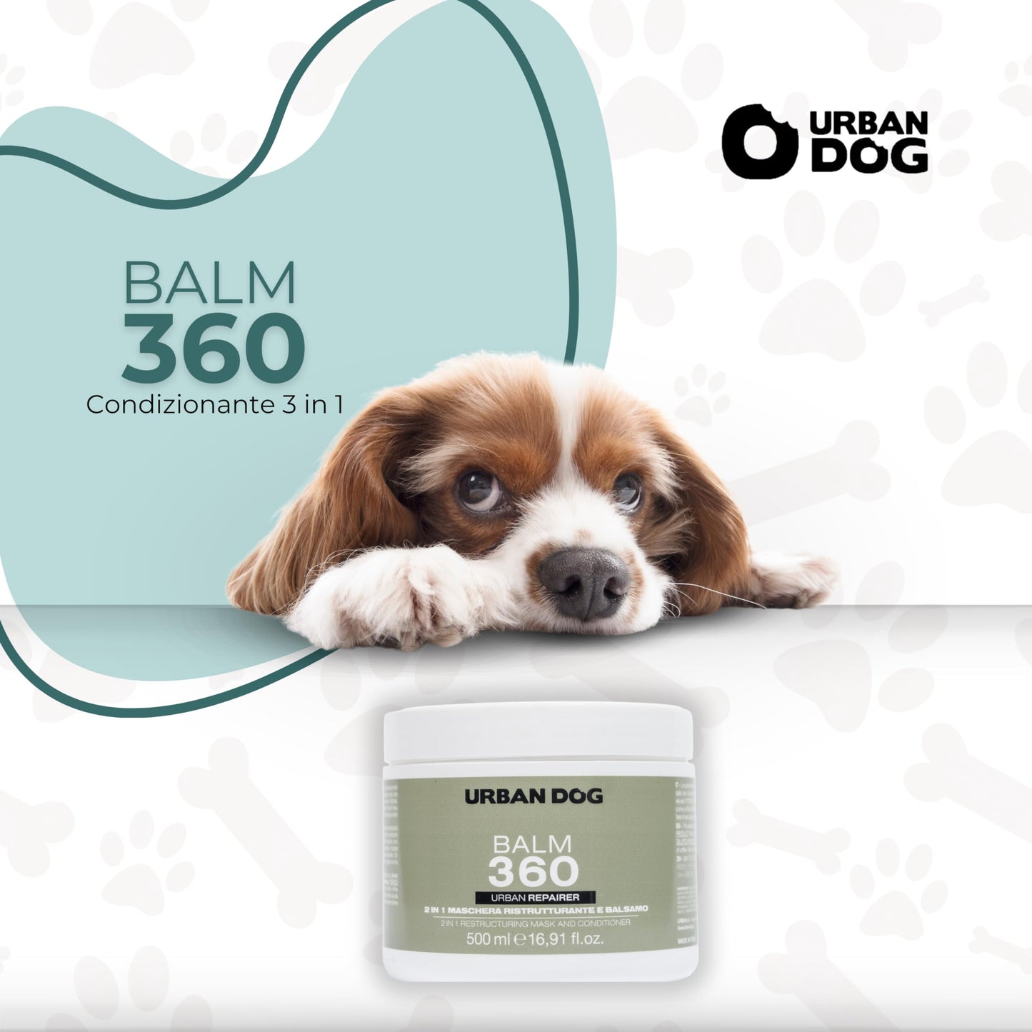 URBAN DOG - Balm 360 500ML Restructuring Mask & Conditioner