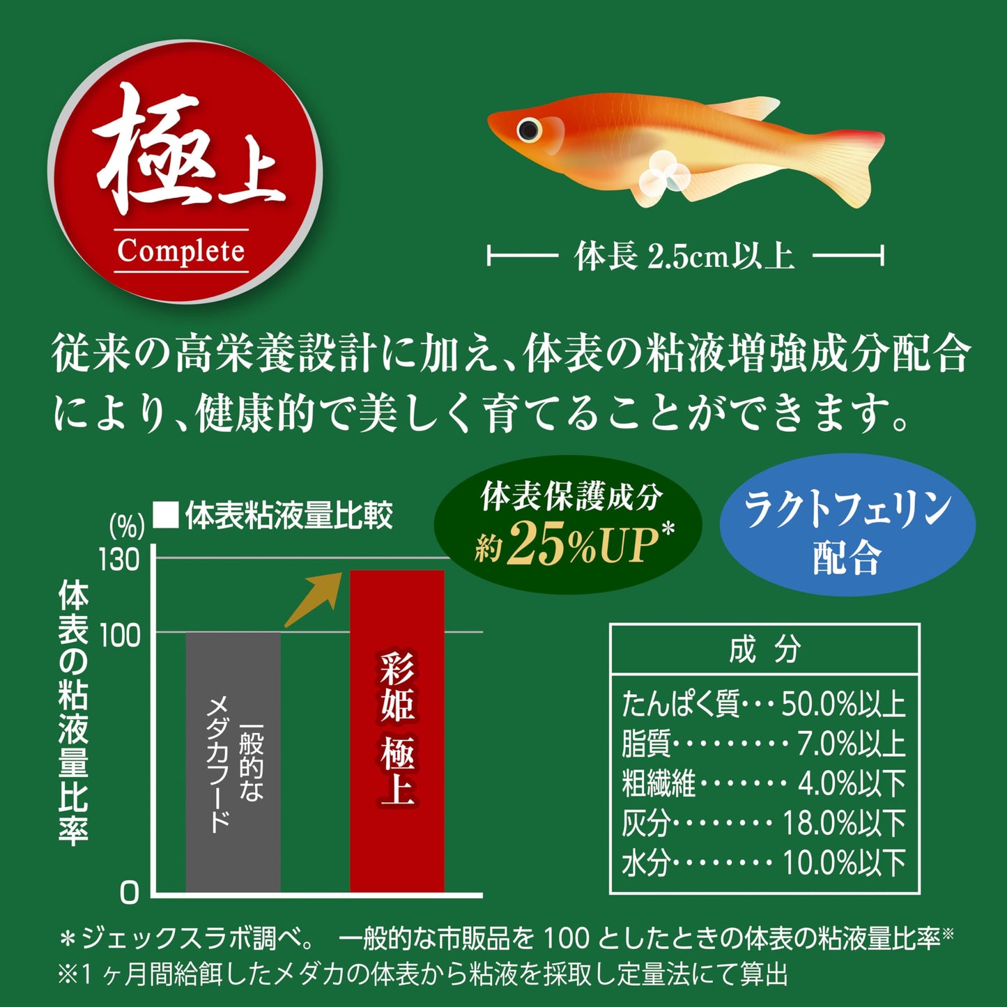 GEX - AYAHIME Medaka Rice Fish Killifish feed Baby growth or breeding feed
