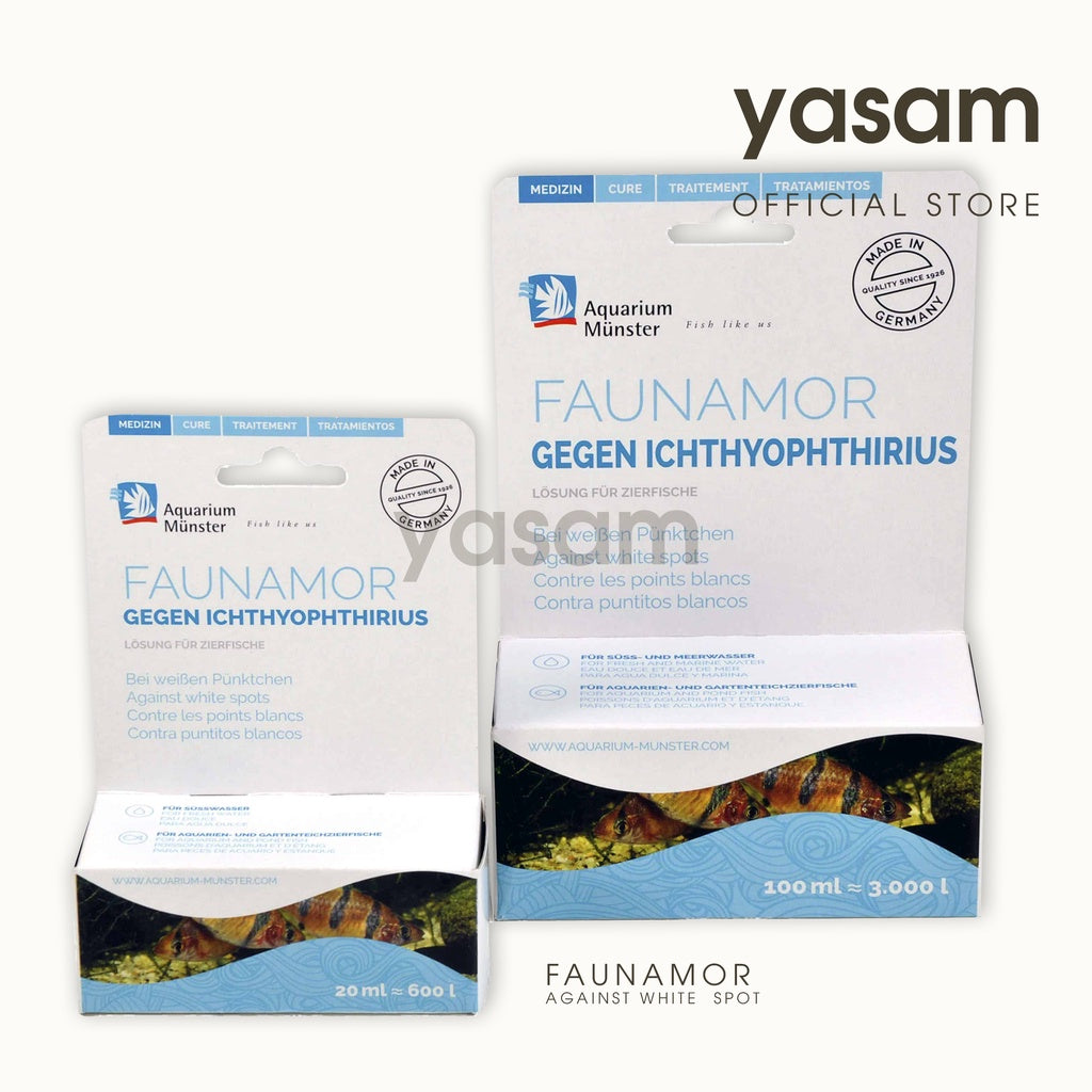 AQUARIUM MUNSTER - FAUNAMOR 20mL（治疗白斑）