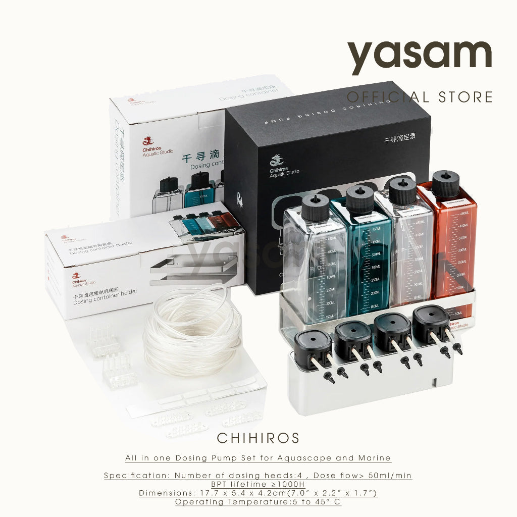 CHIHIROS - Dosing Pump Set Lengkap untuk Aquascape dan Kelautan (SG READY STOCK) 
