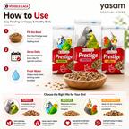VERSELE LAGA - Prestige Bird Food 1kg Parrot Budgie Big Parakeet Seed Mix