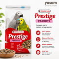 VERSELE LAGA - Prestige Bird Food 1kg Parrot Budgie Big Parakeet Seed Mix