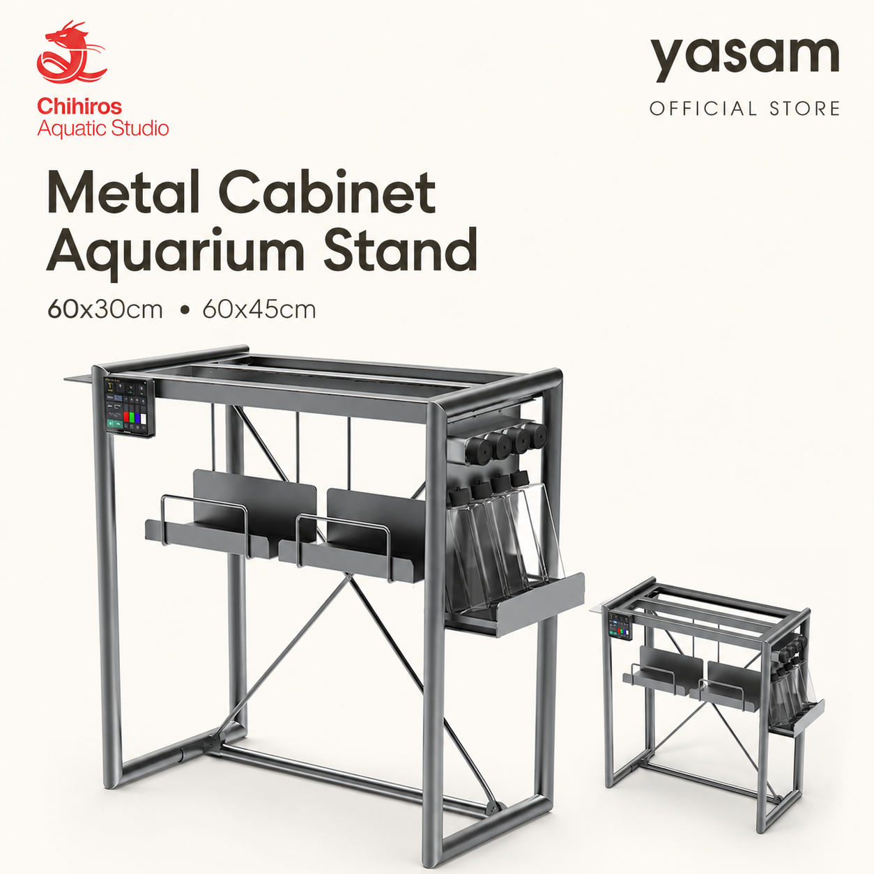 CHIHIROS - Metal Cabinet Aquarium Stand 60P 60x30cm 60x45cm